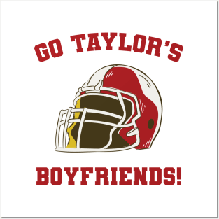 Taylor's Boyfriends Football Posters and Art